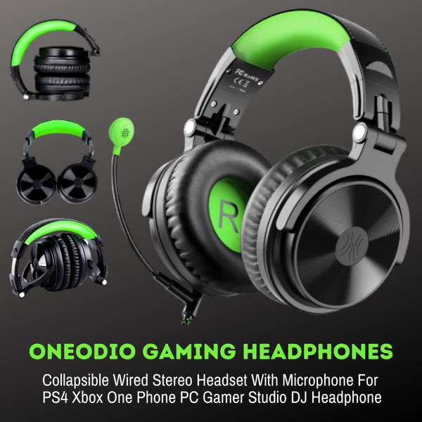 OneOdio Profissional DJ Music e Gaming Headsets - NOVO