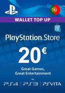 PSN PLAYSTATION STORE eGIFT CARD Portugal - DIGITAL - Envio por Email/WhatsApp