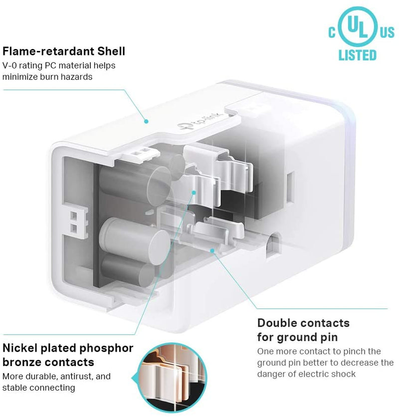 Kasa Tomada Inteligente WiFi Pacote de 4, Compatível com  Alexa, Google Home e SmartThings, Smart Home Remote Control - NOVO