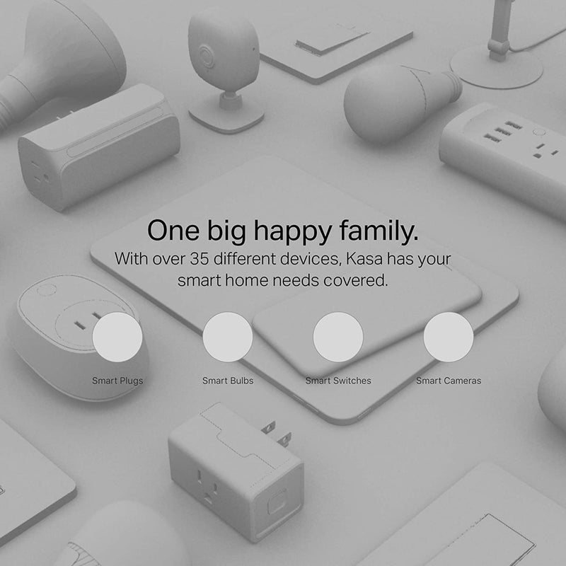 Kasa Tomada Inteligente WiFi Pacote de 4, Compatível com  Alexa, Google Home e SmartThings, Smart Home Remote Control - NOVO
