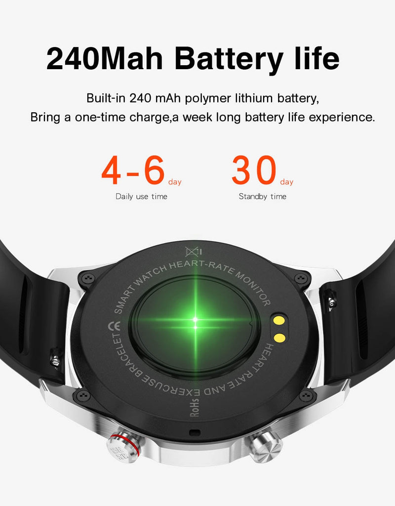 RELOGIO INTELIGENTE SMART WATCH (2 BRACELETES)