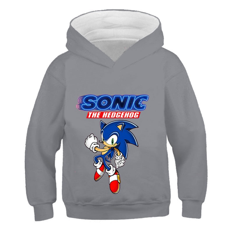 Casaco Sonic Cinza- Tamanho Crianças 6-11 anos - GameShop Angola