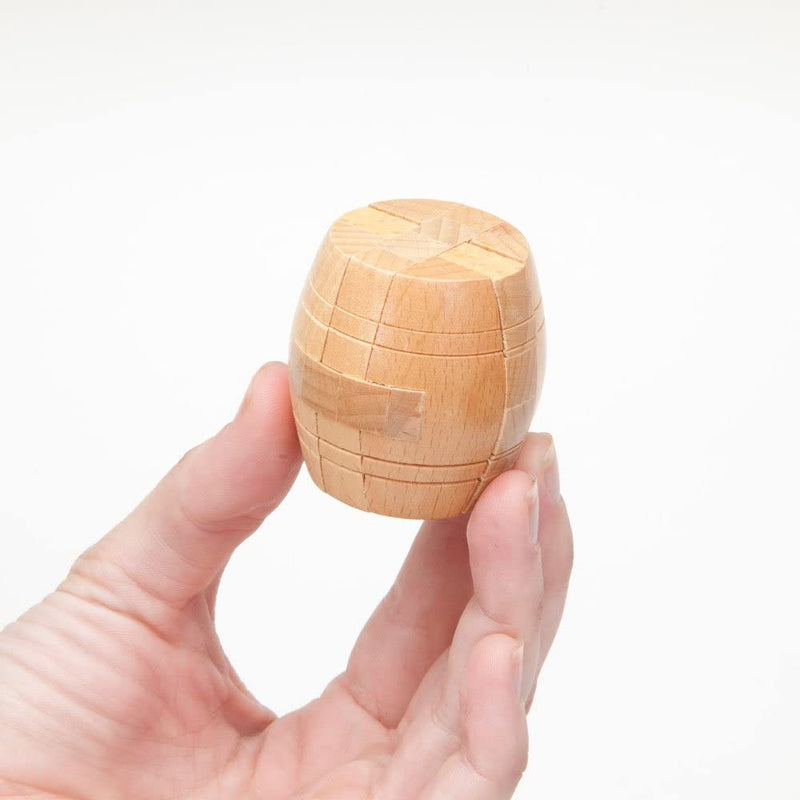 4 Mini Quebra-cabeças de madeira 3D Estimula Cérebro